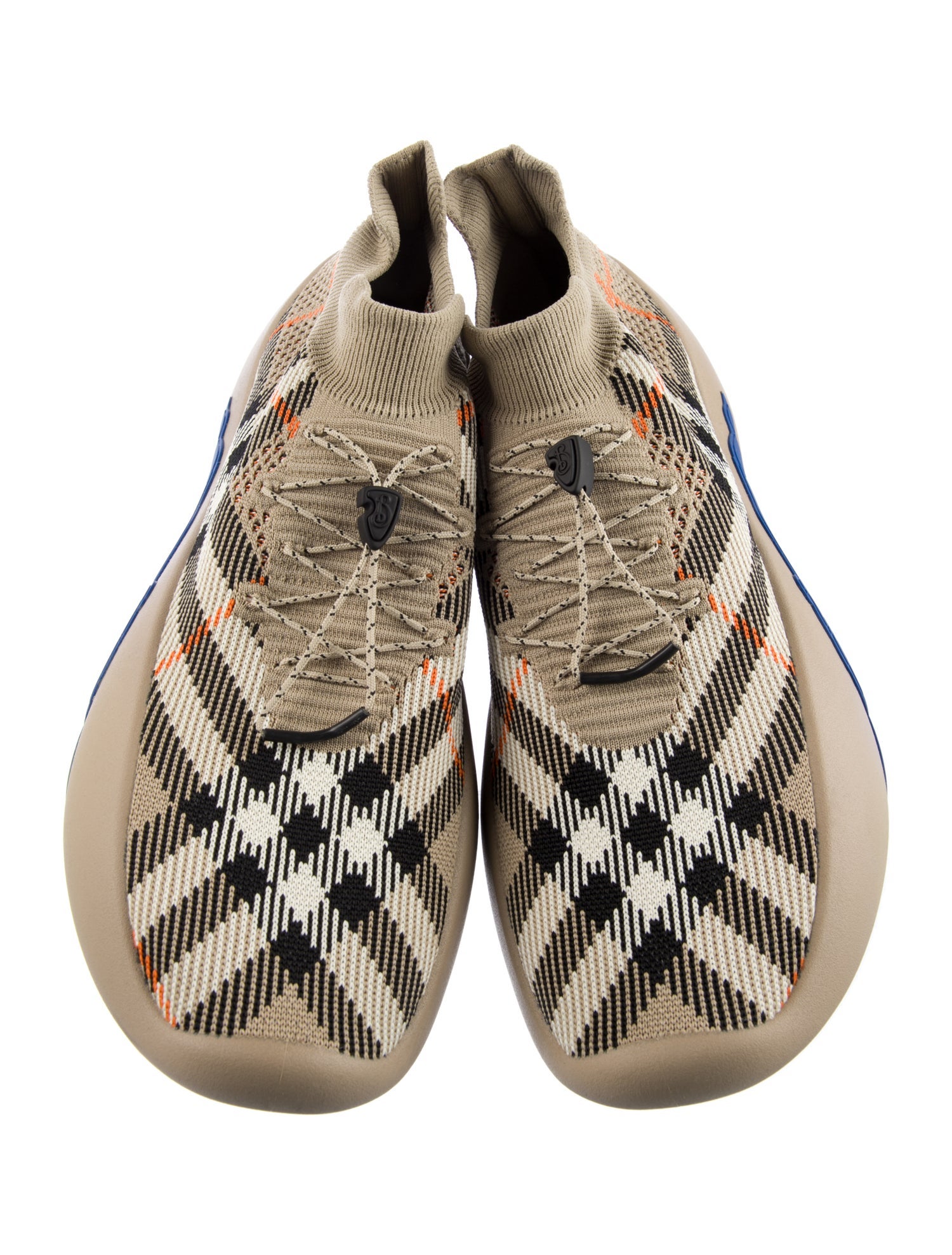 Burberry Plaid Print Sneakers